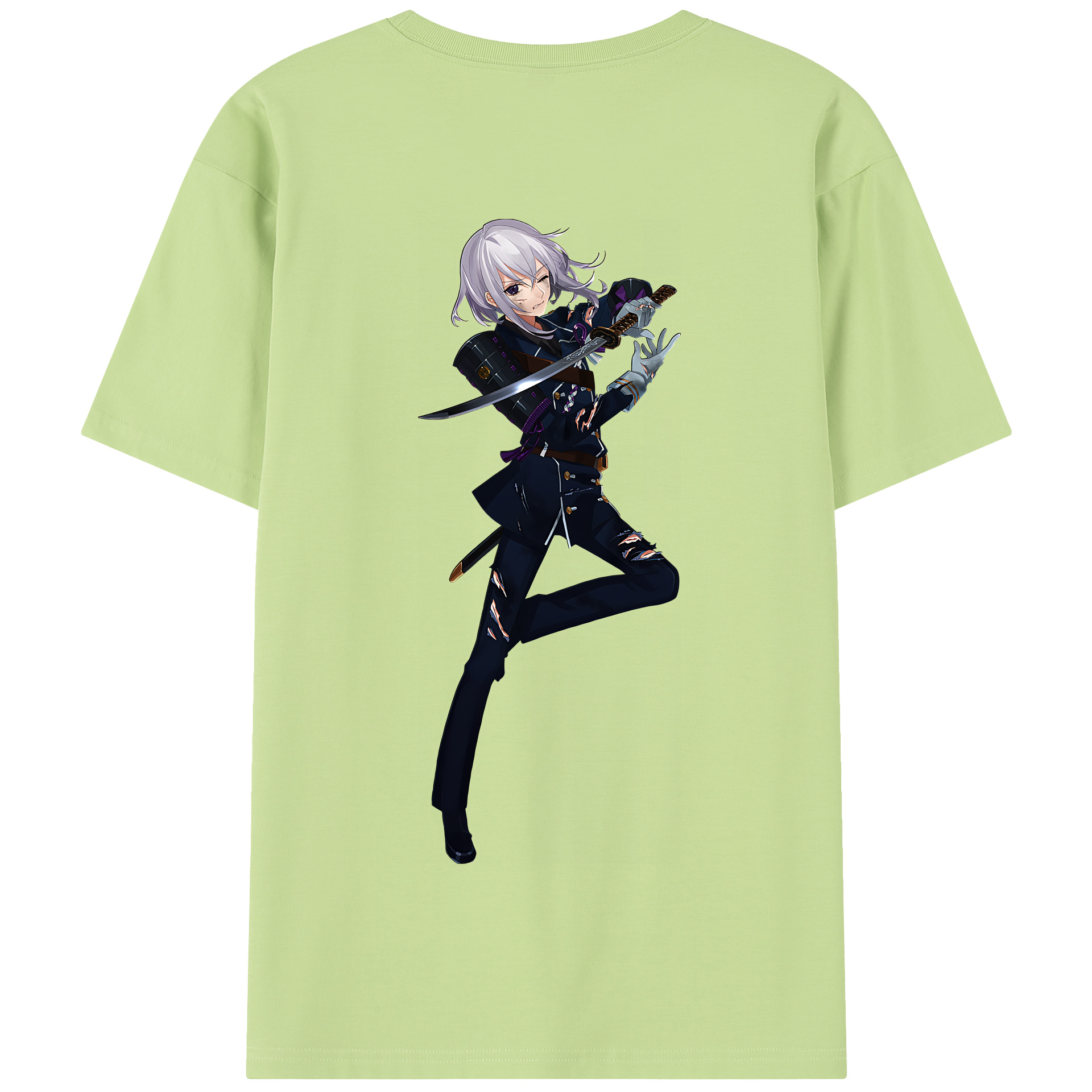 （画像用） 刀剣乱舞 Touken Ranbu 綿100％半袖Tシャツ（背面プリント）